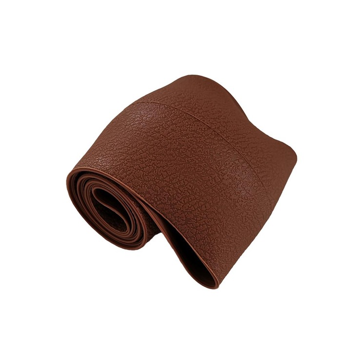 Еластичен силиконов калъф за волан MaffStuff, за защита на волана на автомобила и комфортно шофиране, универсална съвместимост, диаметър 32-40 см, кафяв