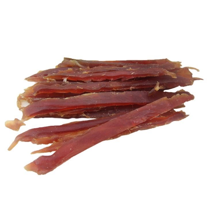 Recompense pentru caini Agility, jumatati fasii carne piept rata, 500g