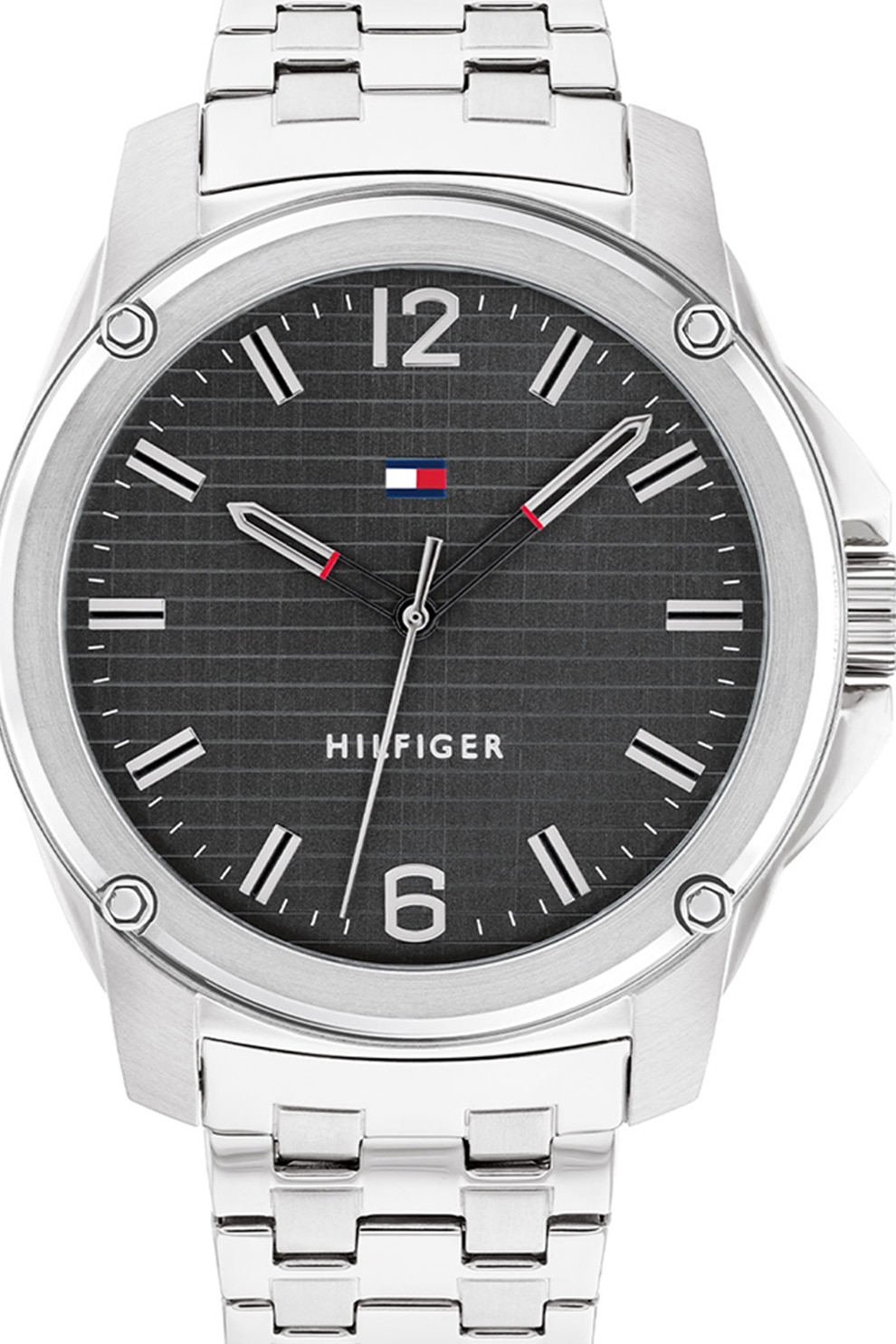 Tommy Hilfiger, Часовник от неръждаема стомана, Сребрист - eMAG.bg