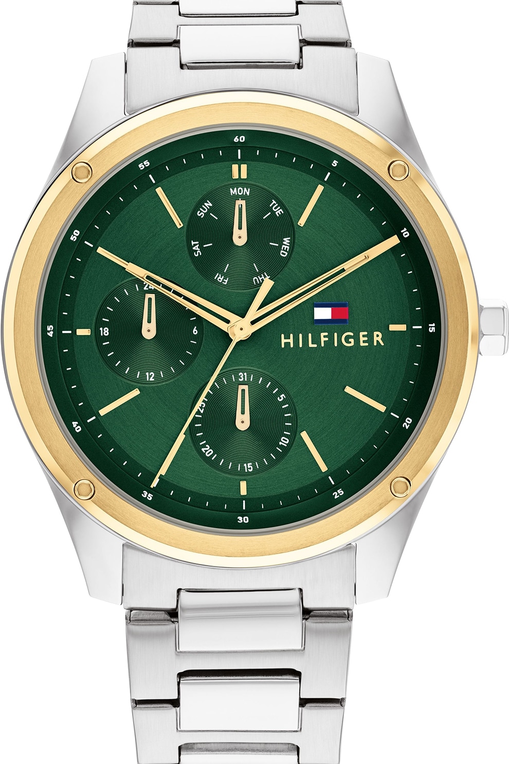 Tommy Hilfiger, Часовник от неръждаема стомана, Сребрист - eMAG.bg
