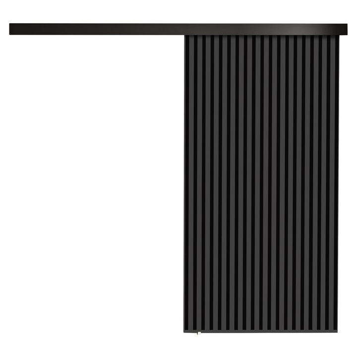 Usa glisanta Boxdis 100, MIRJAN24, gri antracit + negru