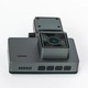 EGO S25 ultrakompakt autókamera, 4K felbontás, Sony IMX335 érzékelő, Night Vision, GPS, 1080p hátsó kamera modul, 128 GB-os microSD kártya, 24 órás megfigyelés