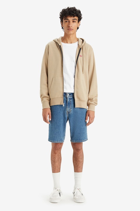 Levi's, Bermude regular fit din denim 445® Athletic, Albastru