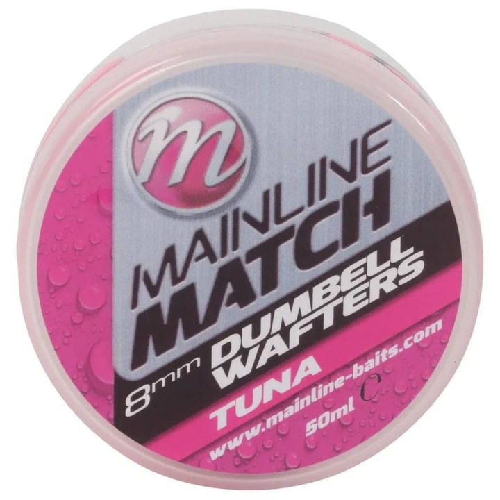 Boilies De Carlig Wafters, főzsinór, gyufasúlyzó, tonhal, 8 mm, 50 ml