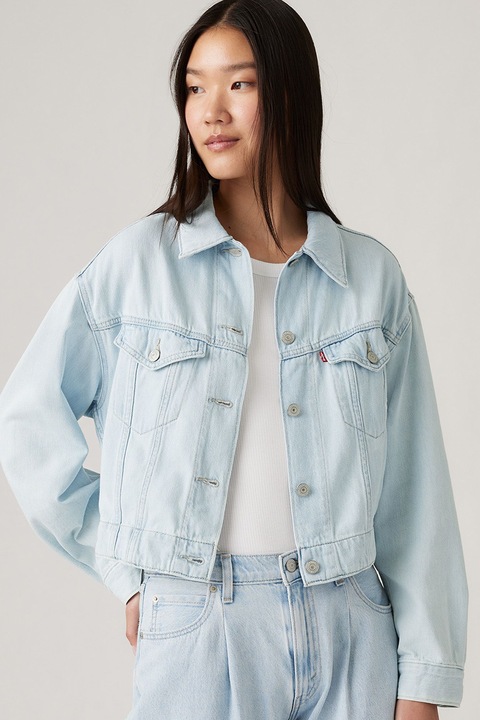 Levi's, Ejtett ujjú farmerdzseki, Jégkék