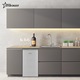 Frigider cu o usa STARCREST SF-85SL-E, Clasa E, Capacitate 85L, Iluminare interioara, Compartiment gheata, H 82 cm, Gri