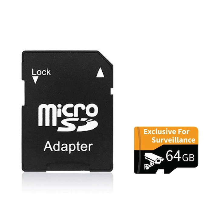 Micro SD карта памет 64GB + адаптер