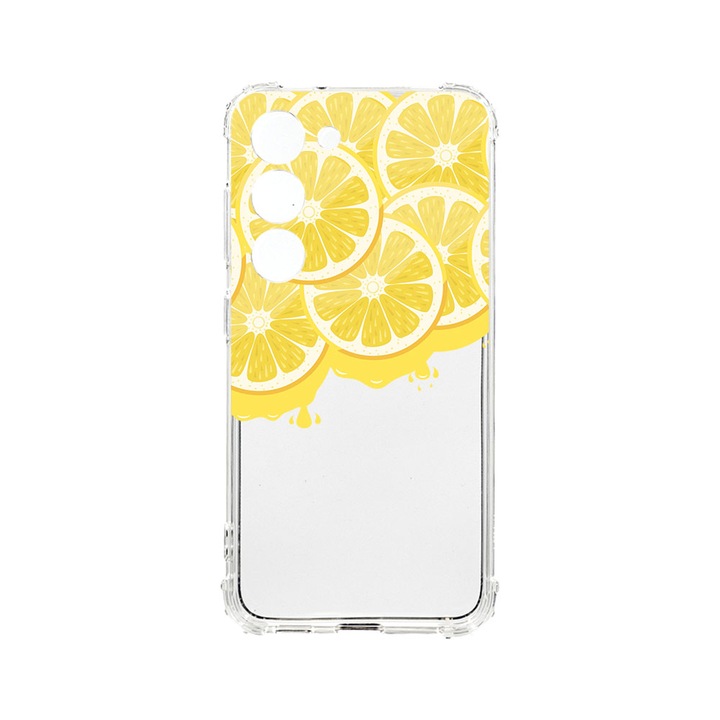 Husa BestCase® Anti Shock 1.5MM, Compatibila Cu Samsung Galaxy S23 FE, Lemon, Rezistenta La Socuri, Protectie Camera, Margini ridicate pentru protectia ecranului, AS 58