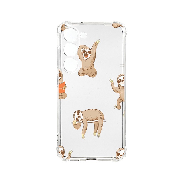 Husa BestCase® Anti Shock 1.5MM, Compatibila Cu Samsung Galaxy S23 FE, Keep Calm - Be Lazy, Rezistenta La Socuri, Protectie Camera, Margini ridicate pentru protectia ecranului, AS 598