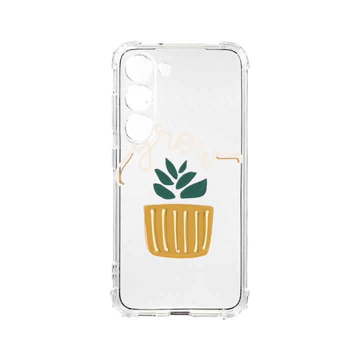 Husa BestCase® Anti Shock 1.5MM, Compatibila Cu Samsung Galaxy S23 FE, Grow, Rezistenta La Socuri, Protectie Camera, Margini ridicate pentru protectia ecranului, AS 490