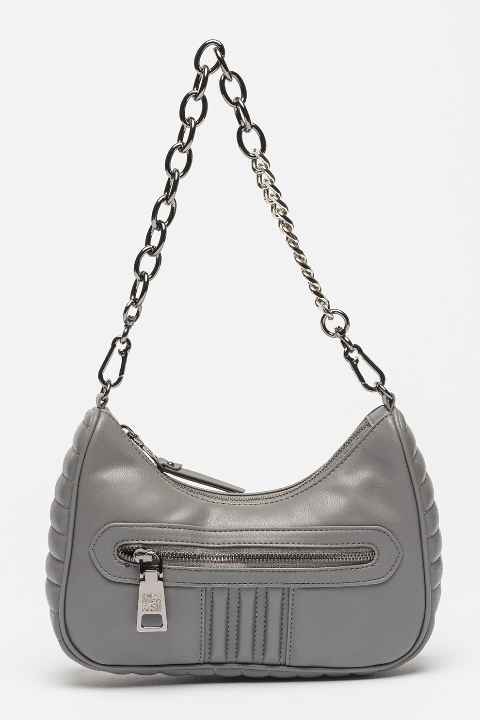 Steve Madden, Geanta crossbody de piele ecologica cu maner de lant