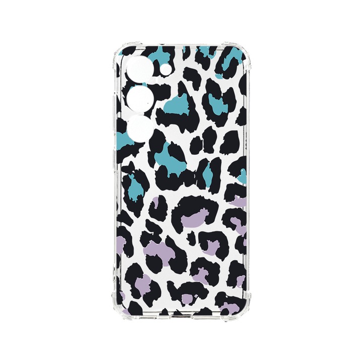 Husa BestCase® Anti Shock 1.5MM, Compatibila Cu Samsung Galaxy S23 FE, Leopard Pattern, Rezistenta La Socuri, Protectie Camera, Margini ridicate pentru protectia ecranului, AS 1034