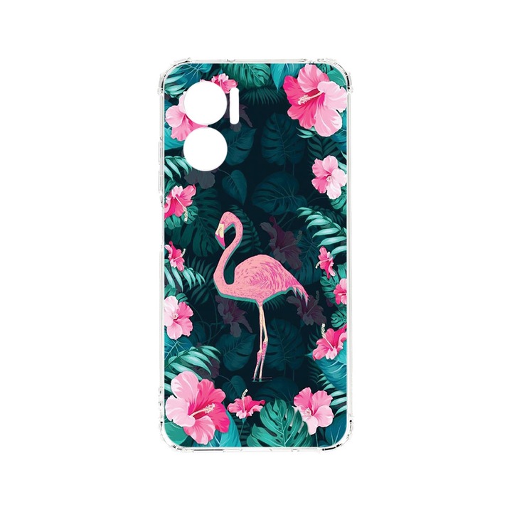 Husa BestCase® Anti Shock 1.5MM, Compatibila Cu Motorola Moto E22, Flamingo, Rezistenta La Socuri, Protectie Camera, Margini ridicate pentru protectia ecranului, AS 247