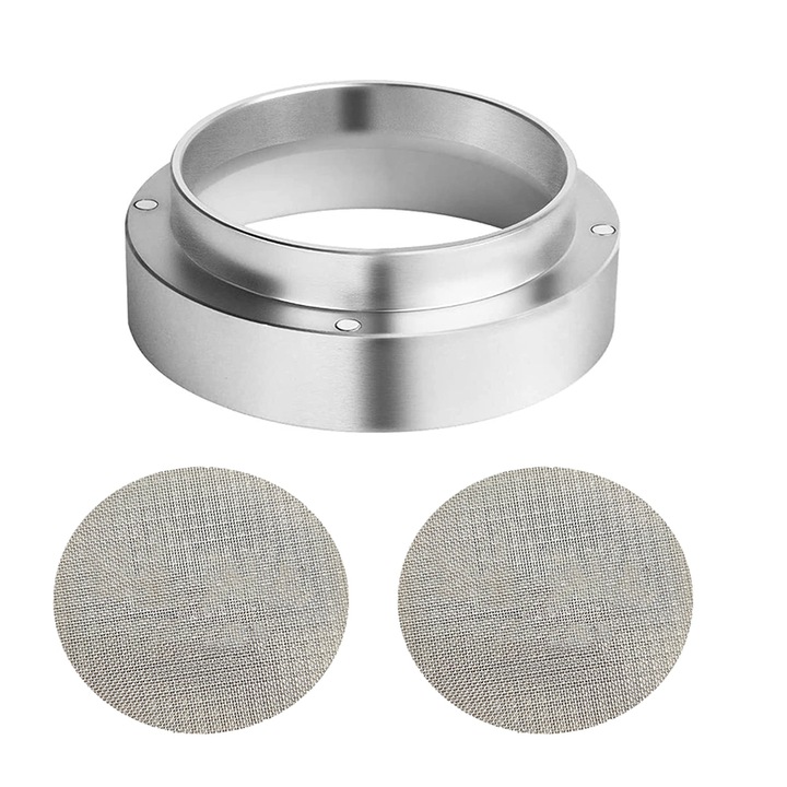 Set accesorii espressor, 51mm, Compatibil cu De'Longhi, Argintiu