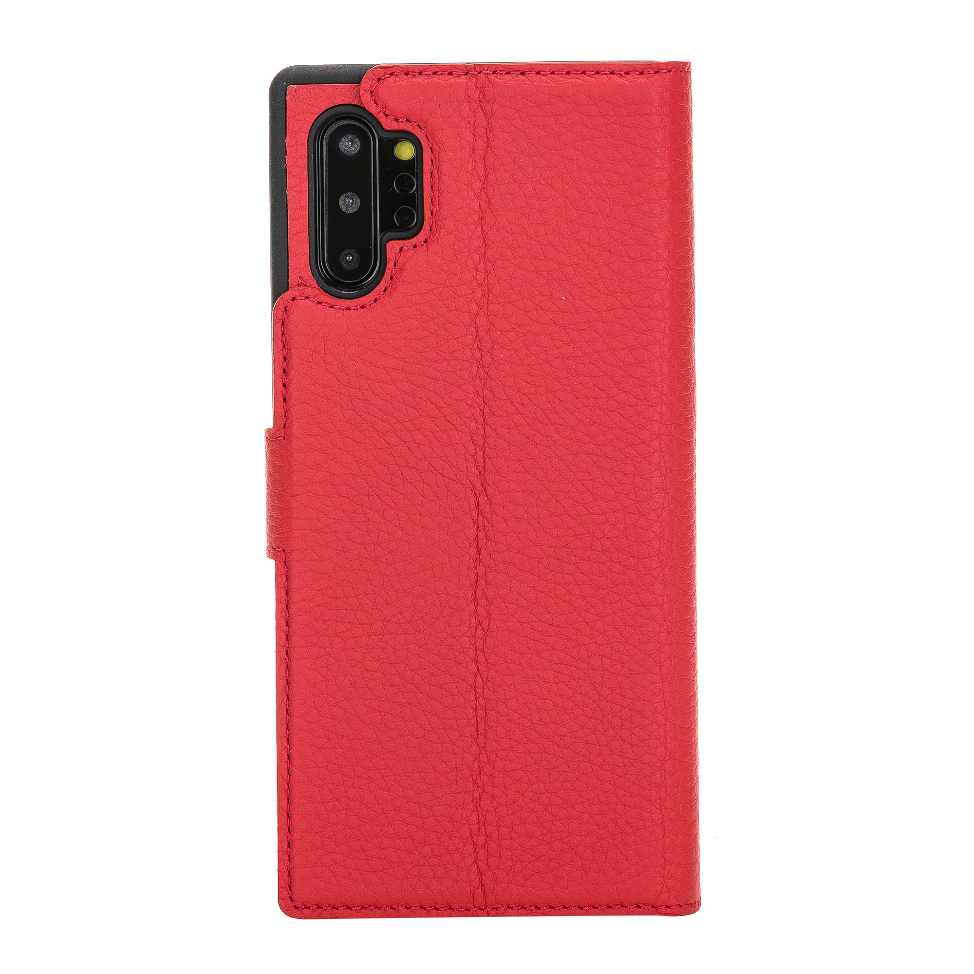 Husa pentru Samsung Galaxy Note 10 Plus, Bouletta Magic Wallet, piele naturala 2 in 1, tip portofel, back cover, culoare Floater red