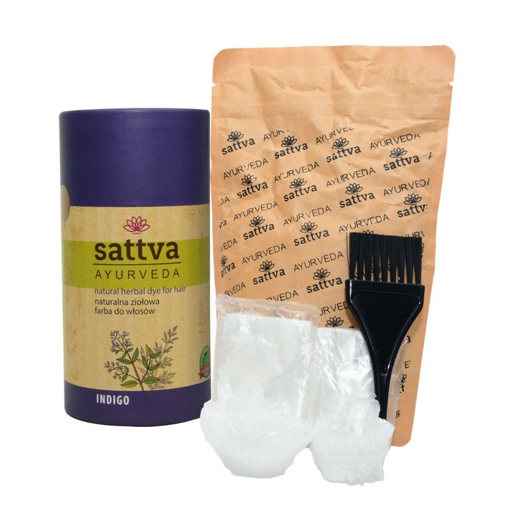 Натурална къна, SATTVA, Indigo, 150гр