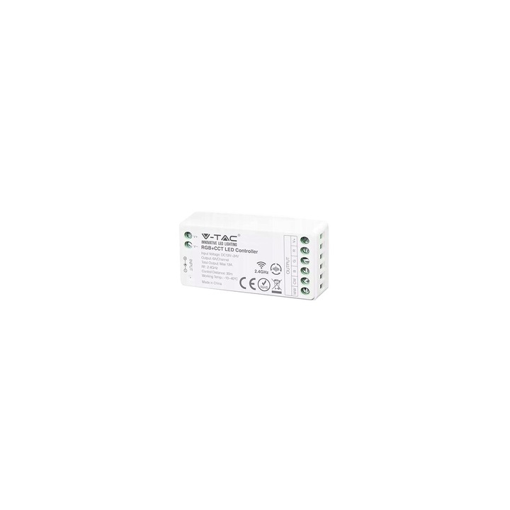 Controller banda led RGB si Alb, Wi-Fi 12/24V, distanta 30 m