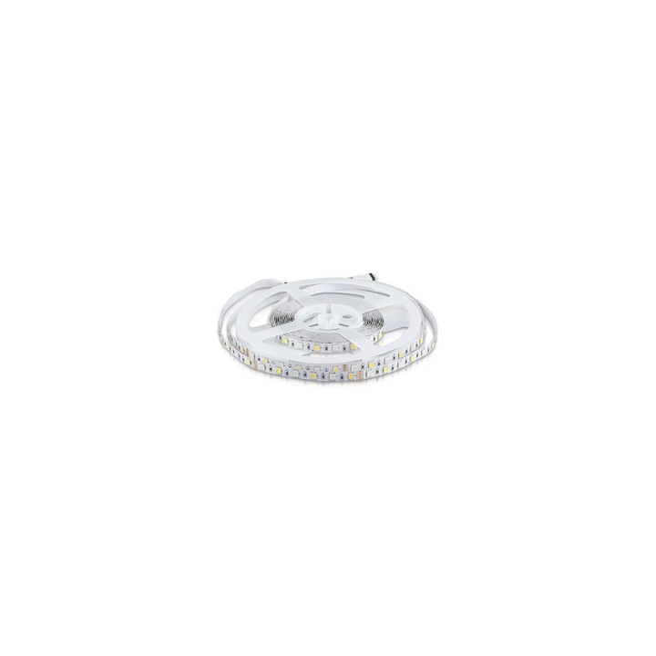 LED лента SMD5050, 60LED/m, RGB и топло бяло, IP20, 5m, 12VDC, 357 lm/m