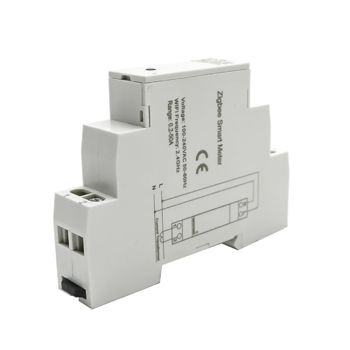 Siguranta inteligenta, Zigbee, Tuya, pe Sina DIN, 63A