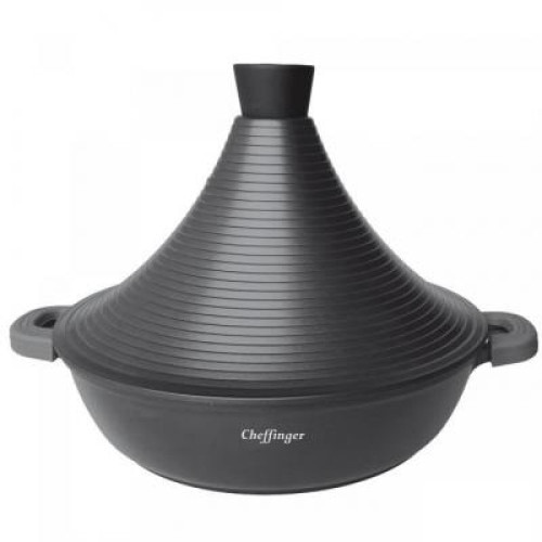 Couscoussier En Marbre Cheffinger 8L - Compatible Induction - Casserole Vapeur Avec Insert Et Couvercle - 3