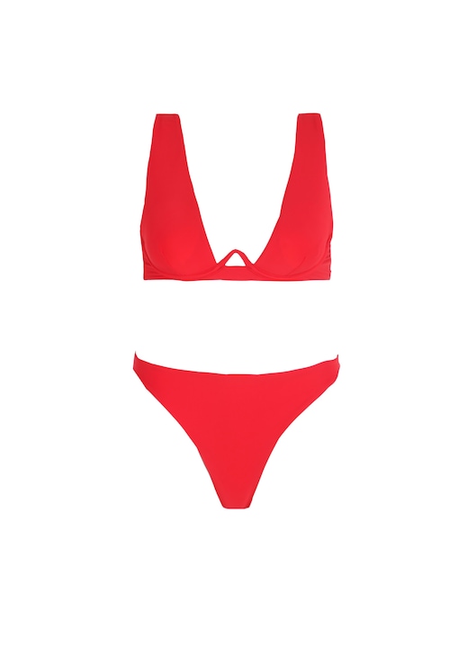 Дамски бански костюм GIGI 2 части Червен SM