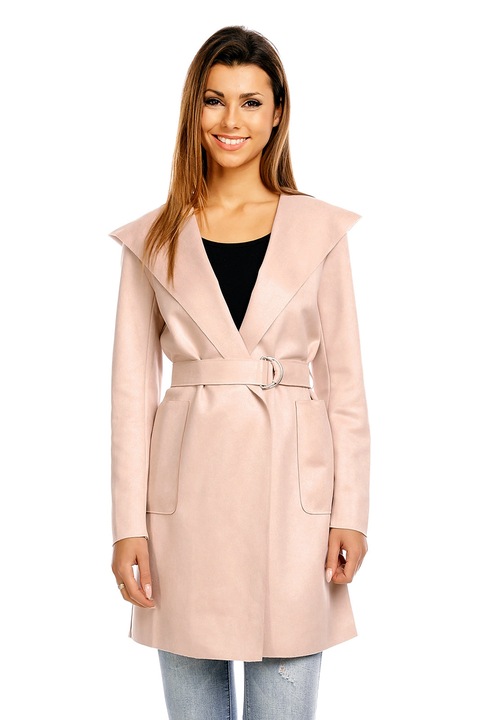 Jacheta casual dama, WildFashion, Poliester, 1012, Roz