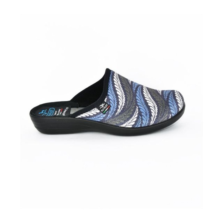 Papuci de casa, dama, Fly Flot, 0296, Albastru, Albastru, 38