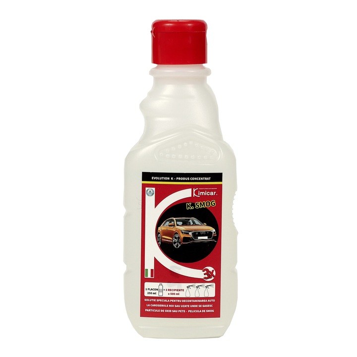 Solutie pentru decontaminare caroserii auto de impuritati si grasimi | Kilav Smog – 250 ml