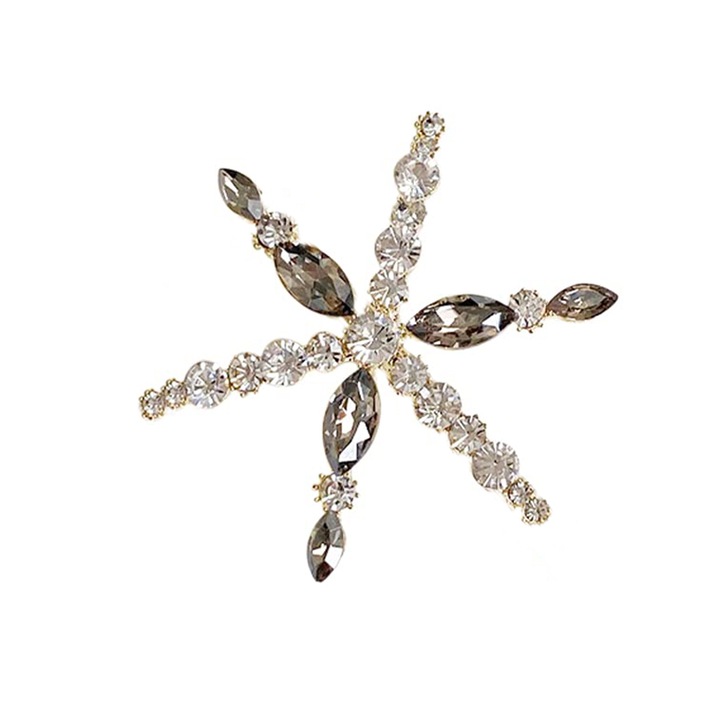 Elegáns bross 5609B, Sic Moda, arany