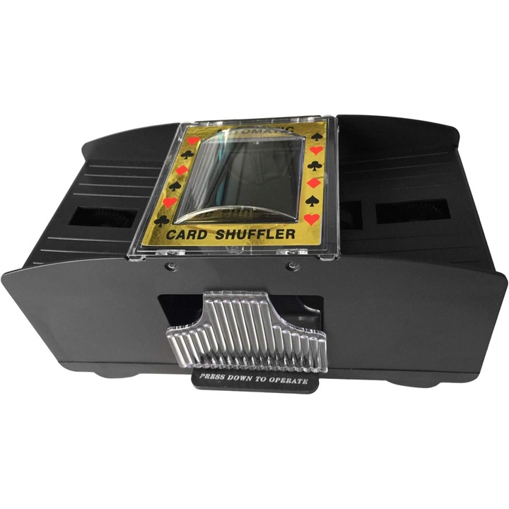 Електрическа опора за карти за игра 6 в 1 черна