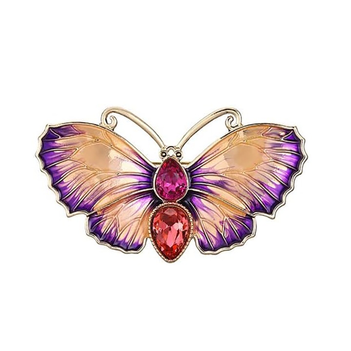 Brosa Fluturas 5617, Sic Moda, Auriu