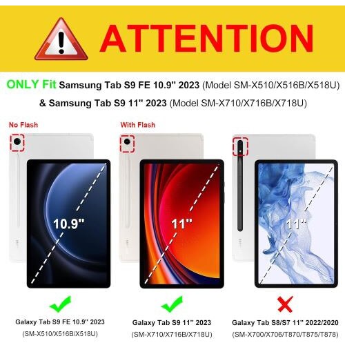 Husa Smart Cover compatibila cu Samsung Galaxy Tab S9 11inch/ S9 FE 10.9inch, Slot Pen, Gri, TELGORBCS