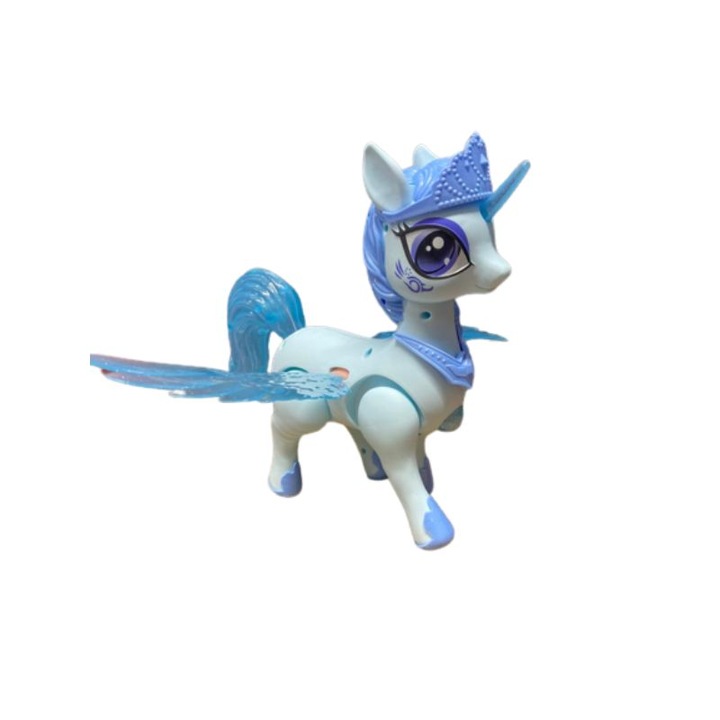 Jucarie interactiva Dream Unicorn albastru