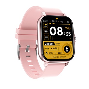 Ceas Smartwatch GT50, 1.69 inch, ecran TFT, 180 mAh, rezistent la apa IP67, bluetooth, apel, sms, pedometru, monitorizarea ritmului cardiac, monitorizarea tensiunii arteriale, monitorizarea nivelului de oxigen din sange, IOS, Android, roz