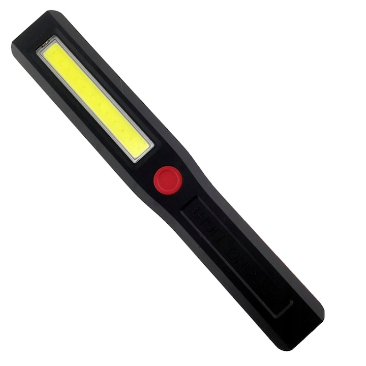 Фенер за работилница LB0173 Libox, COB, 1W, 50 lm, преносим, с магнитна опора, захранван от батерии, Черен