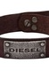 Diesel Bratara maro inchis de piele