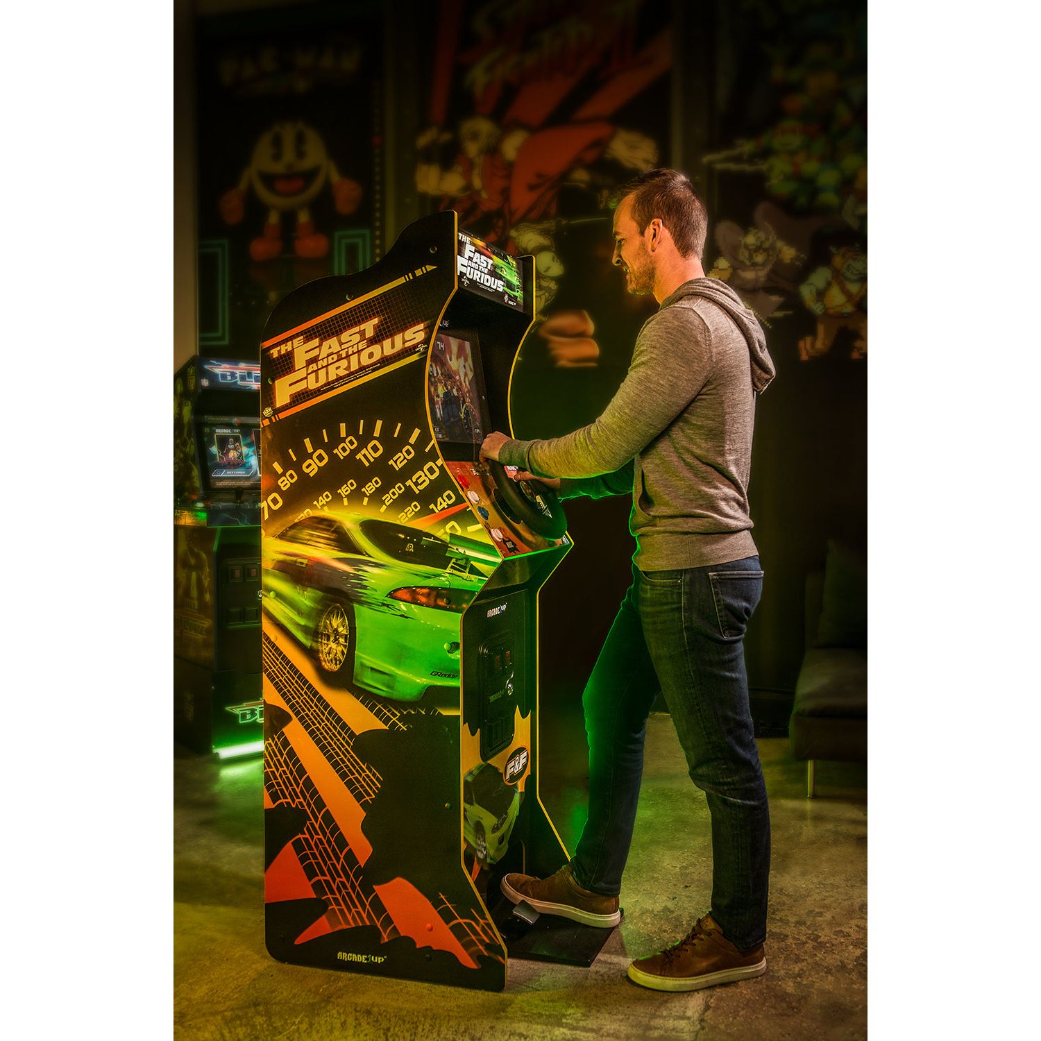 Consola verticala 2 jocuri ARCADE1UP, The Fast & The Furious