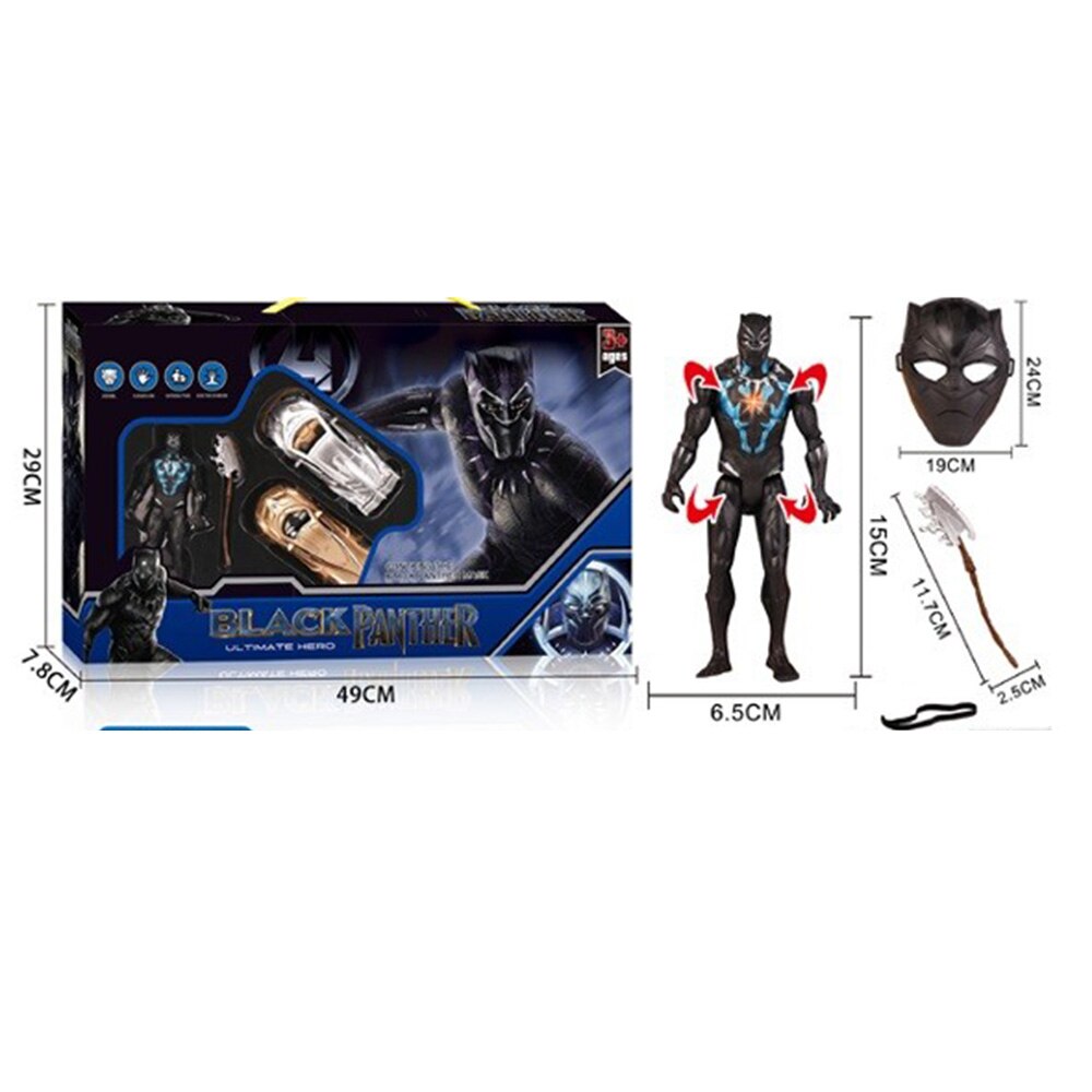 Set de figurine, Model Black Panther, Multicolor - eMAG.ro