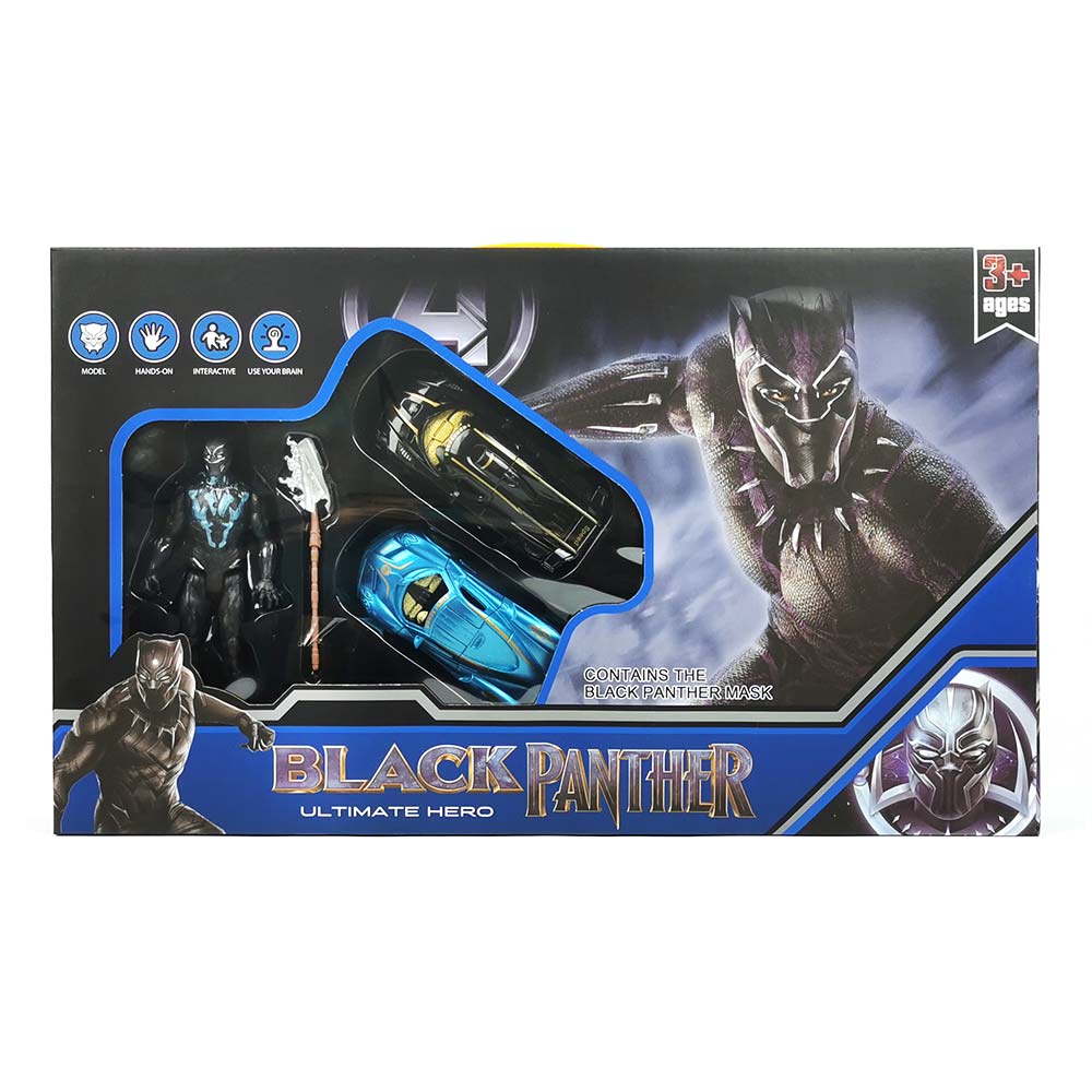 Set de figurine, Model Black Panther, Multicolor - eMAG.ro