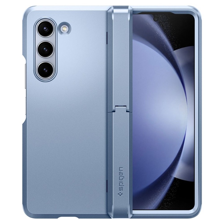 Carcasa Spigen Tough Armor Pro Pen compatibila cu Samsung Galaxy Z Fold 5 Blue