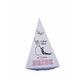 Cutie in forma de felie tort din carton de 160 gr model bride to be 12 x 7 x 5 cm