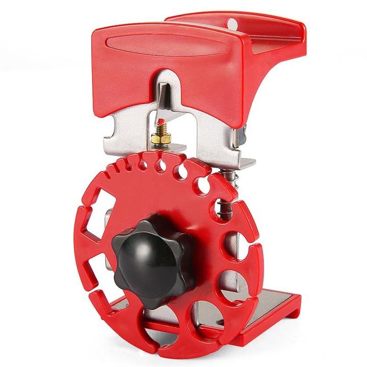 Instrument pentru Dezizolarea Cablurilor, Universal, 14 dimensiuni, Compact, 12 x 7.5 x 7.5 cm, Rosu, Luxer