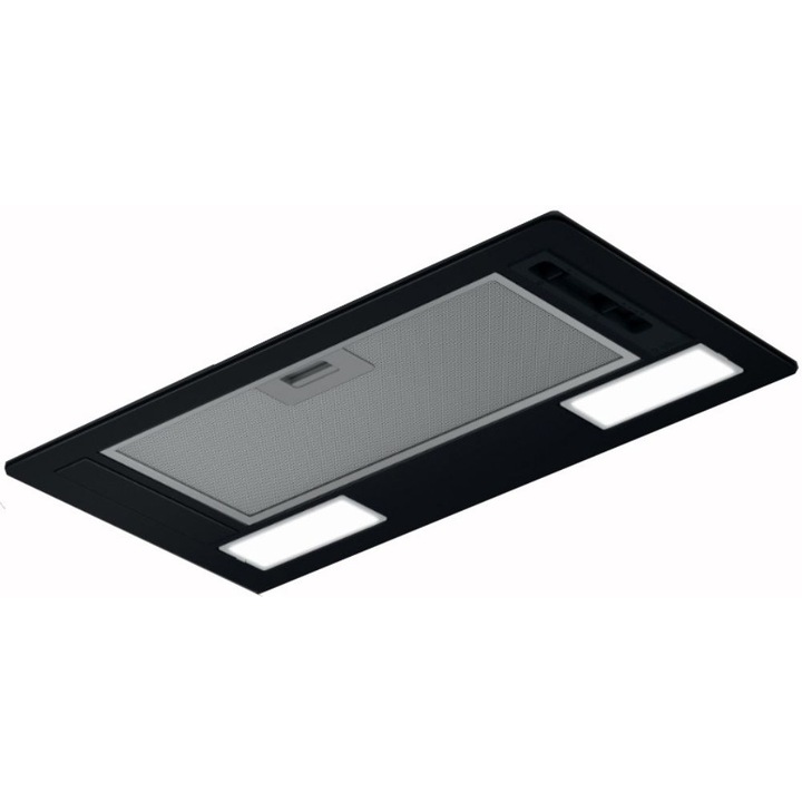 Абсорбатор за вграждане Elica Era BL/A/52, Мощност на абсорбция 224 м3/ч, 1 мотор, 52 см, Черен