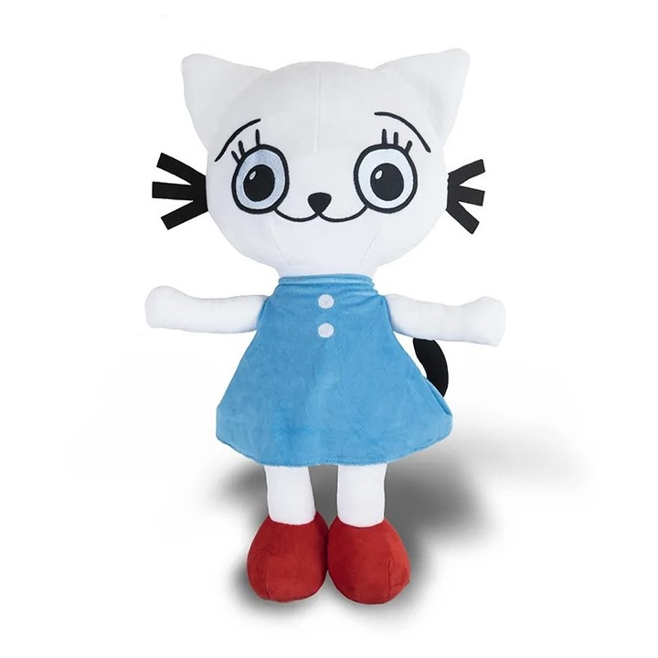 Jucarie de plus Kitty Cat, 50 cm, moale, +3ani