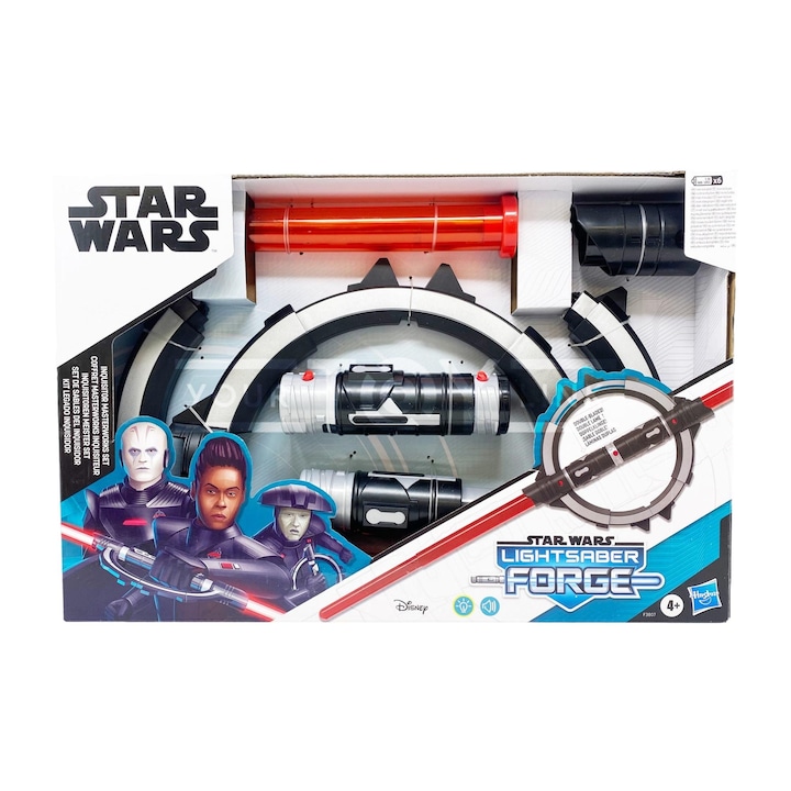 Детски меч Star Wars, Hasbro, Светлини, Звуци, 4 години+, Многоцветен