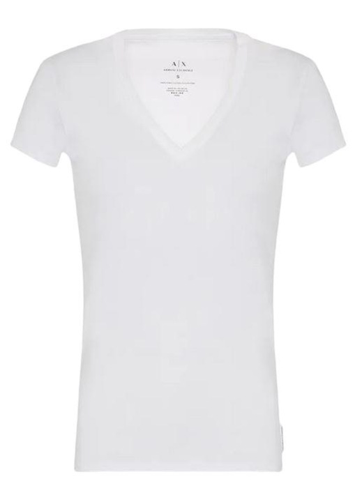 Мъжка тениска, ARMANI EXCHANGE, Памук, Бяла, 2XL