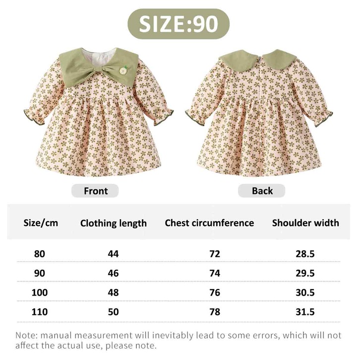 Ruha lányoknak, Mmgoqqt, Pamut, Többszínű, 90 cm