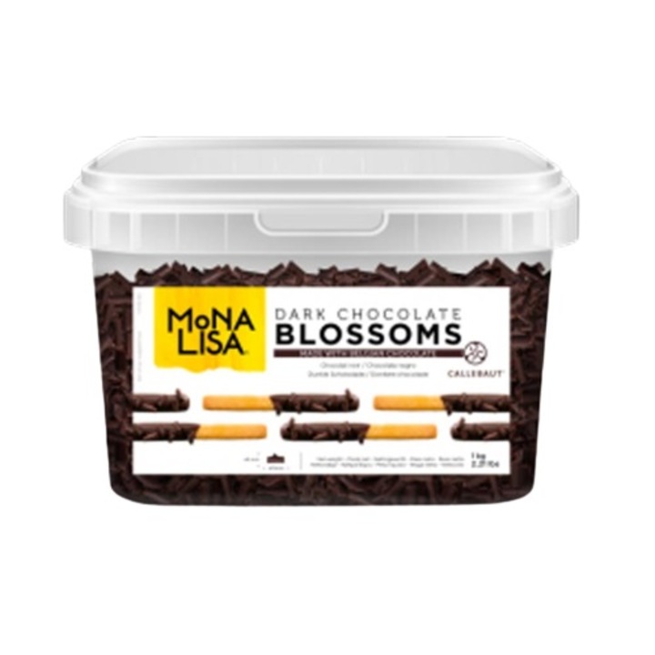 Bucle din ciocolata neagra 1 kg, Callebaut Mona Lisa
