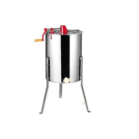 Extractor de miere, 220V, 140W, 1300rpm, 8 rame, otel inoxidabil, argintiu