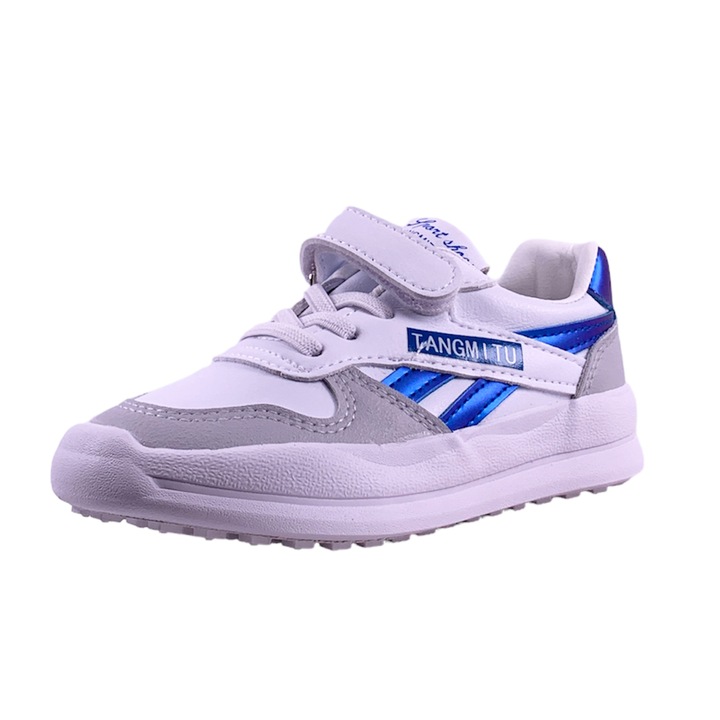 Детски маратонки Chippo Kids 23224-1, Бял/Син, Бял/Син